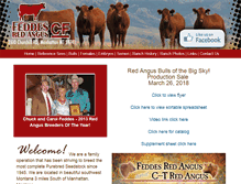 Tablet Screenshot of feddesredangus.com